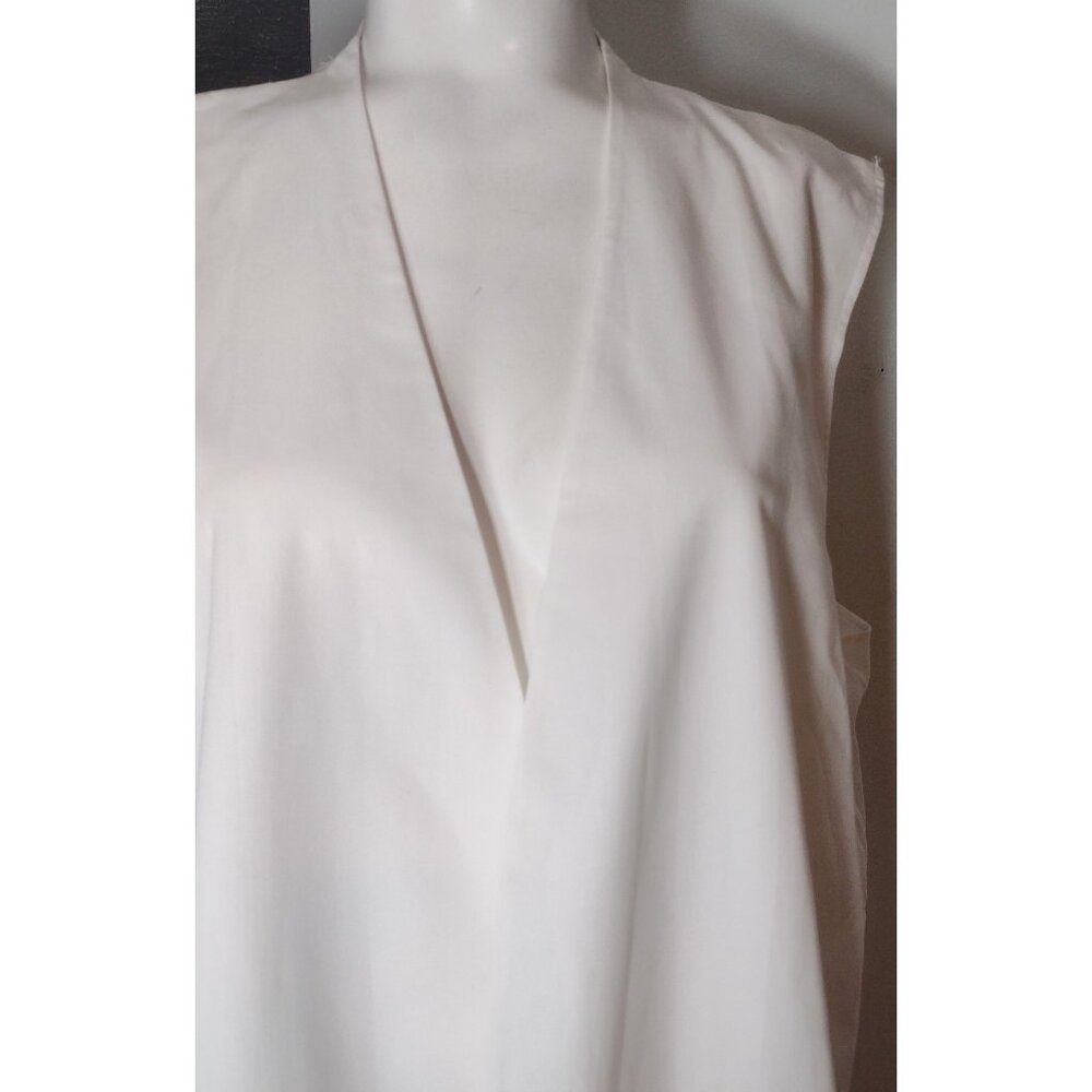 Lafayette 148 Open Front Blazer Vest Size XL Sleeveless Long Lightweight Pocket - Picture 2 of 7